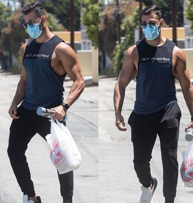 sexy man in mask hunk